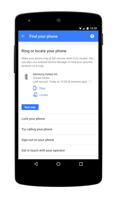 Googleのアカウント情報に追加された新機能「スマートフォンを探す」とは！？