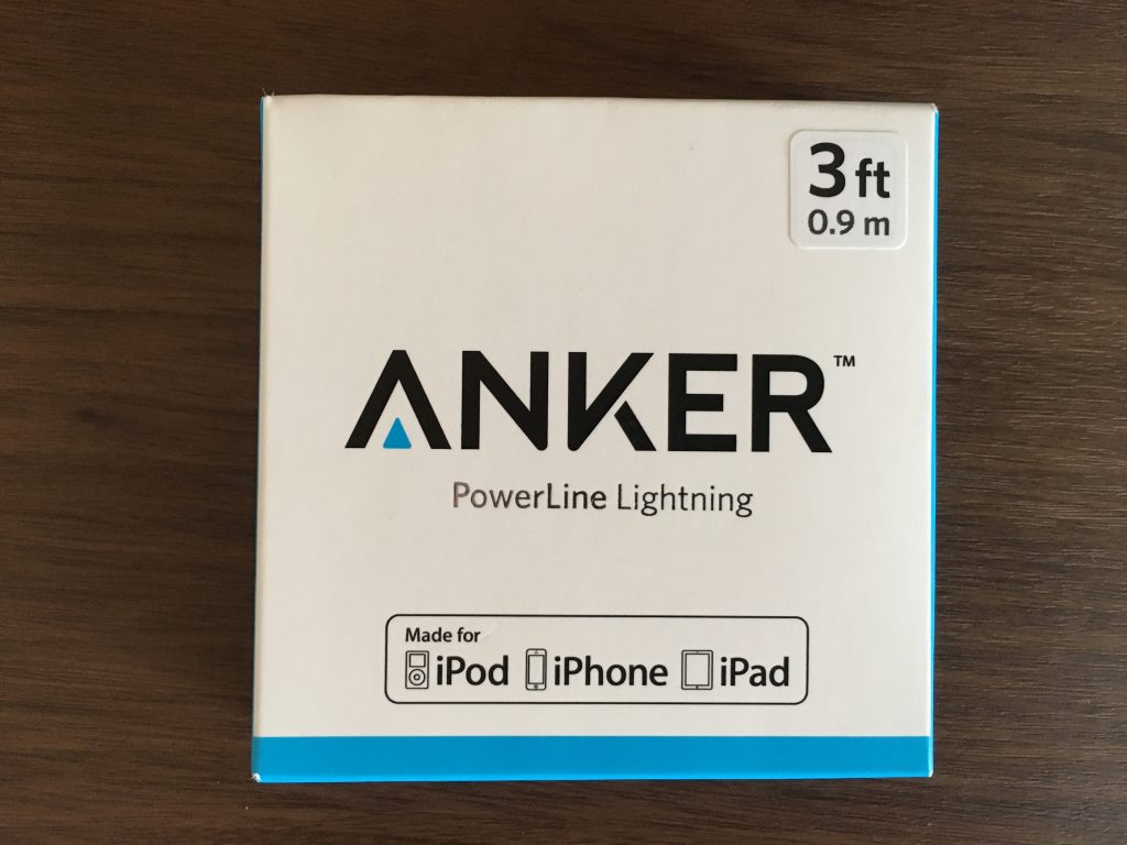 Anker PowerLine Lightning開封レビュー