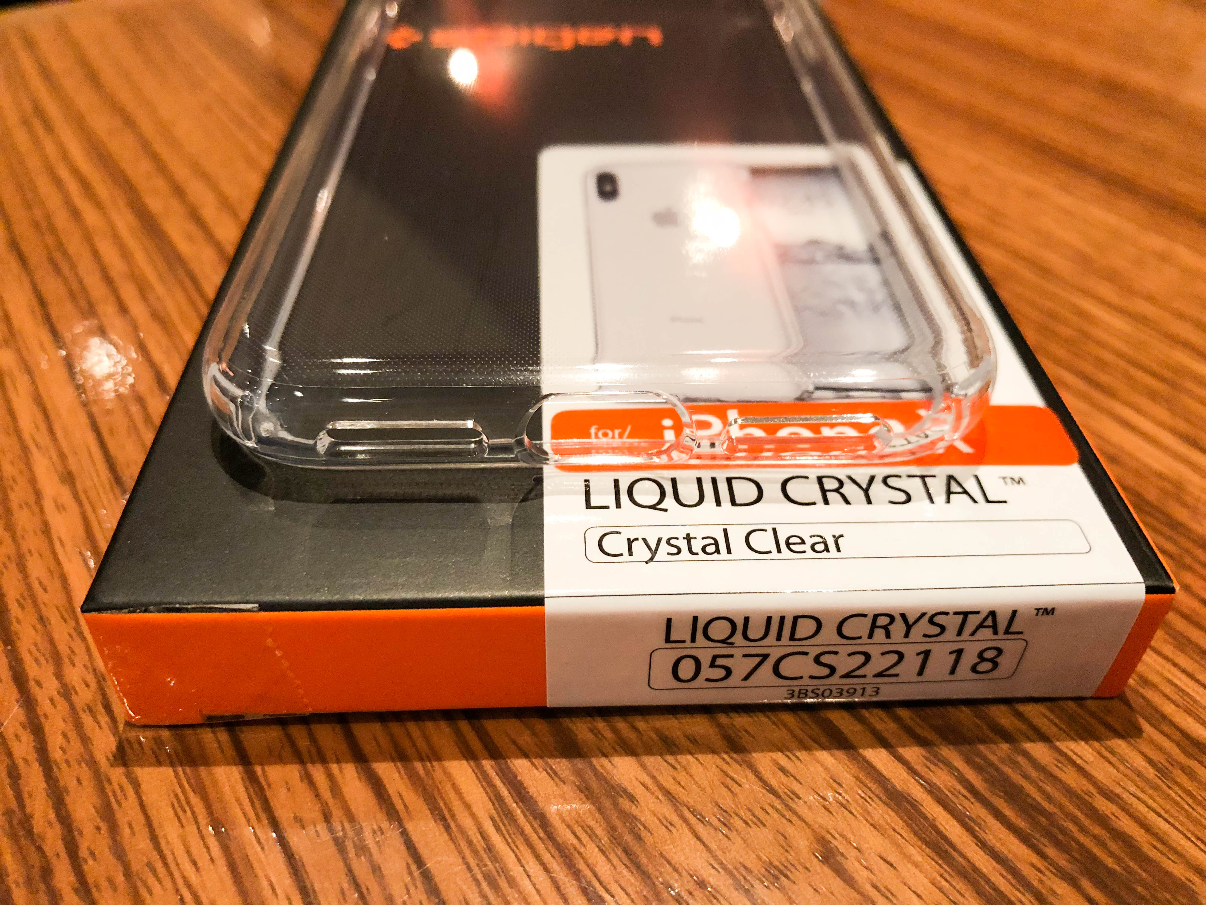 Spigen iPhone X ケース Liquid Crystalパッケージ
