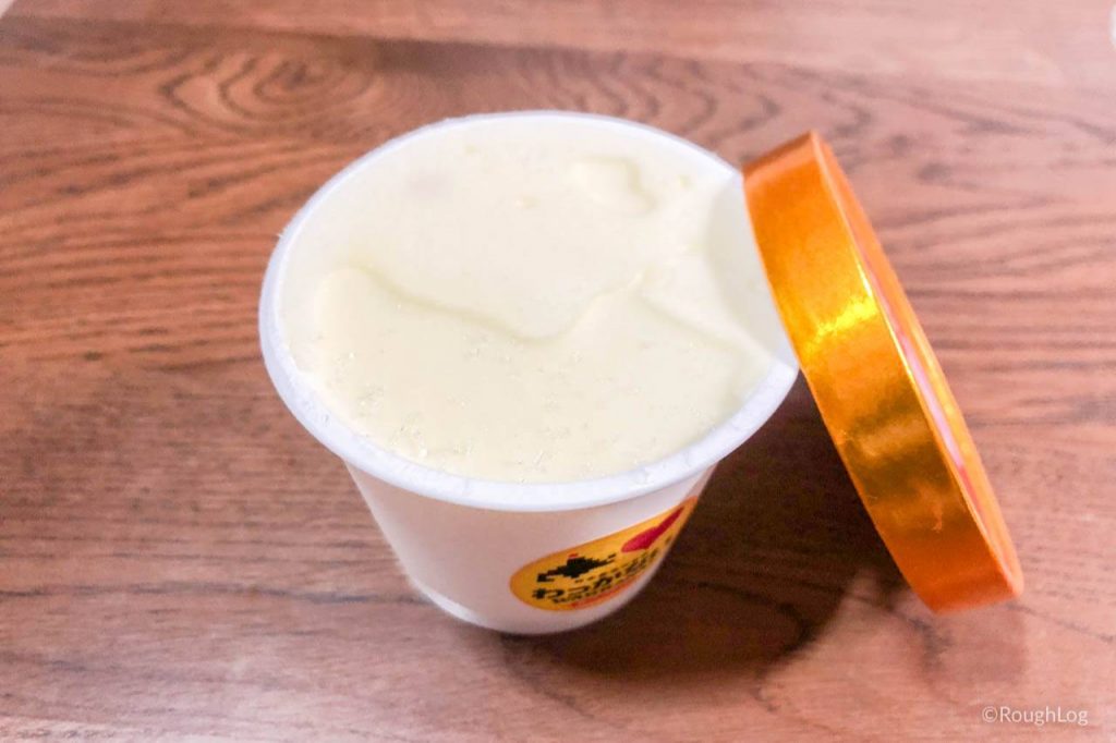 稚内牛乳アイスクリームの宗谷の塩味