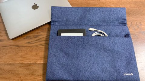 薄くて軽い、InateckラップトップスリーブケースをMacBook Airに。【レビュー】