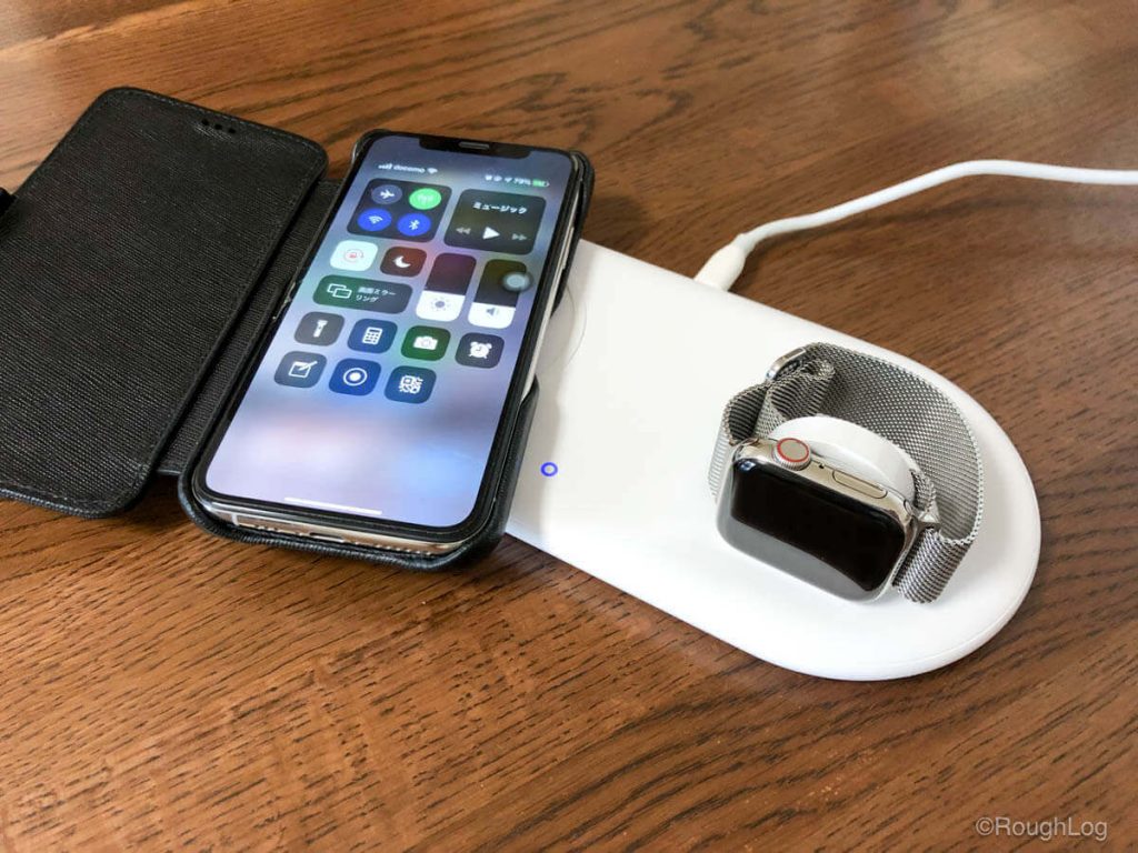 Anker PowerWave+ Pad with Watch HolderでiPhoneとApple Watchを同時に充電