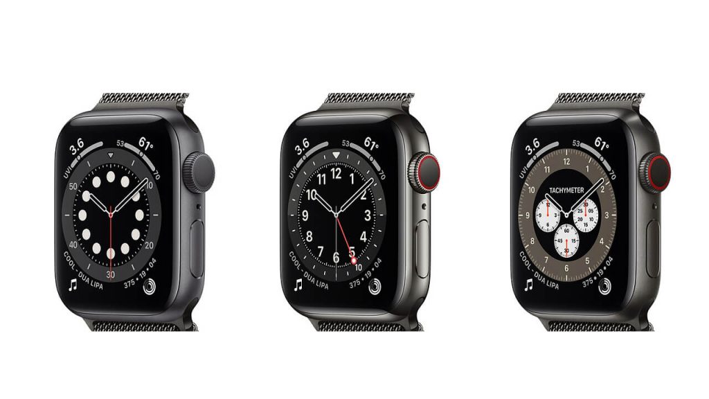 Apple Watch Series 6のアルミニウム・ステンレススチール・チタニウムを比較